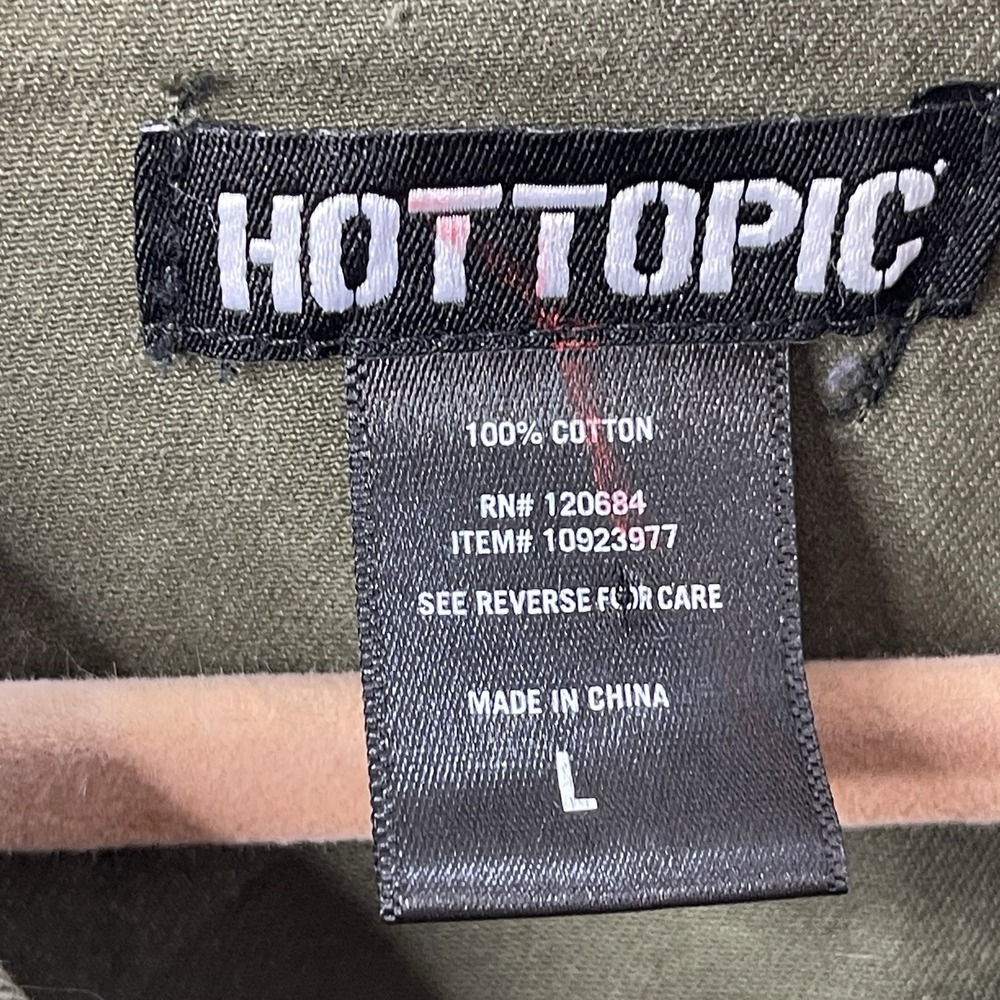 Hot Topic Hardcore Unicorn Womens Military Jacket  Size L Cute Goth Mall Goth‎ - Picture 10 of 13